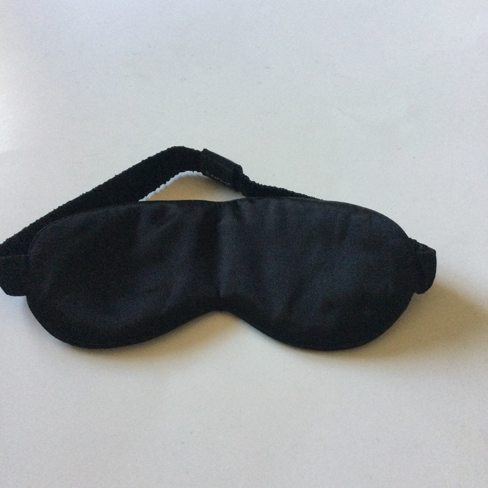 CAMPO PURE SILK SLEEP MASK BLACK NWOT UNISEX